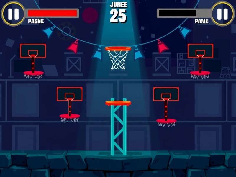 Jump Shot Slum Gameplay Screenshot